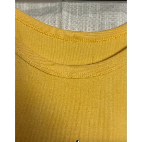 Vintage Y2K Designer Orange Yellow Sun Tank Top Trixie Marie LA Tank Vintage OS - Picture 6 of 13